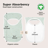 KeaBabies 8-Pack Halo Drool Bib