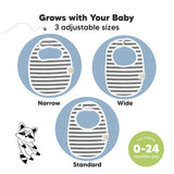 KeaBabies 8-Pack Urban Drool Bib