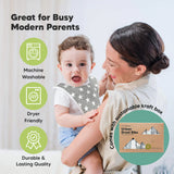 KeaBabies 8-Pack Urban Drool Bib