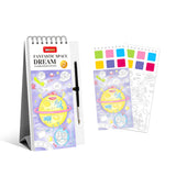 Watercolor Coloring Book Bookmark