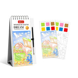 Watercolor Coloring Book Bookmark