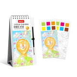Watercolor Coloring Book Bookmark