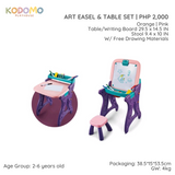 Kodomo Playhouse Art Easel Table