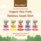 Farm to Baby Organic Rice Puffs Rainbow Stick