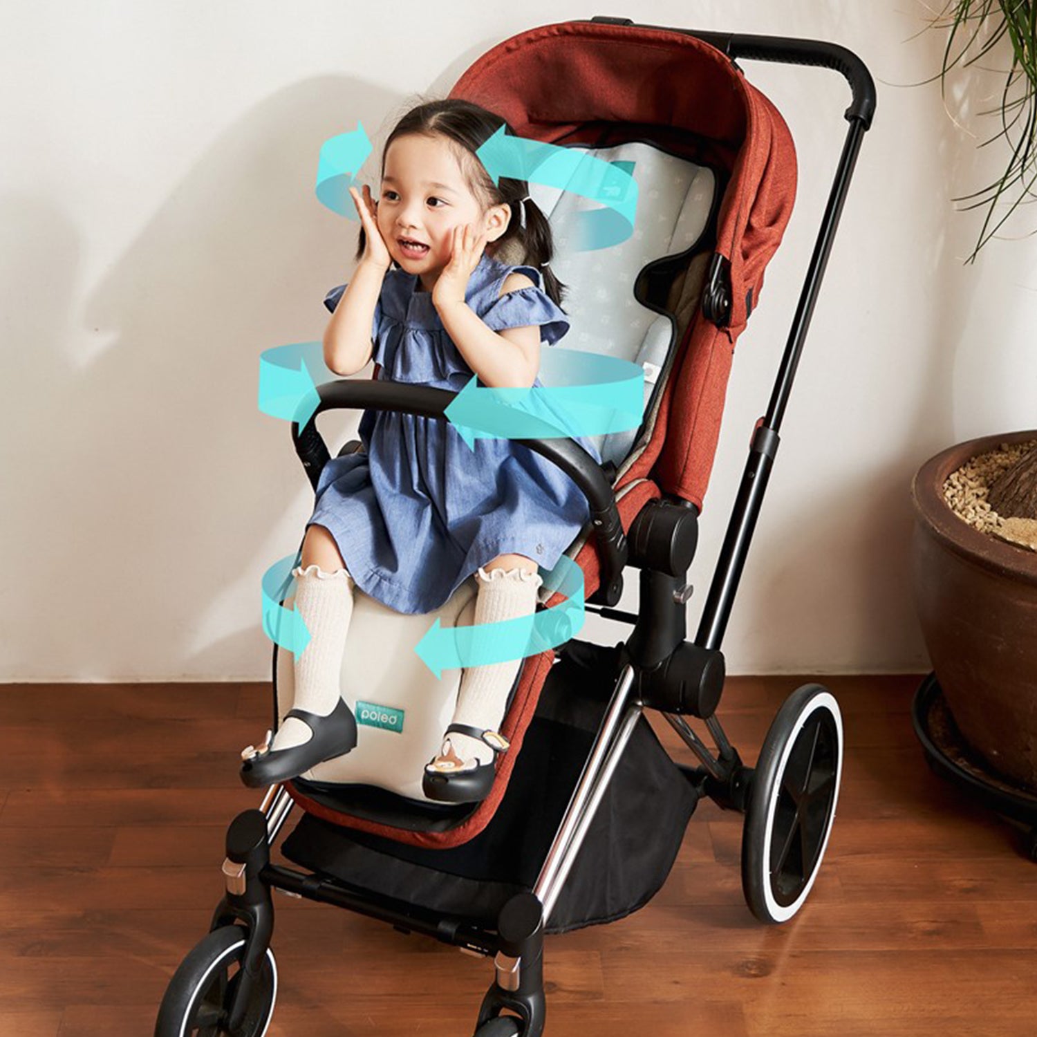 Poled Airluv Cooling Seat Liner Series 3 – Baby Hub Philippines