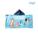 Totsafe Bluey and Bingo Hooded Towel (We're Making Good Times)