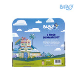 Totsafe Bluey Splash & Sparkle 3-pc Dishware Set
