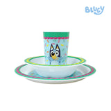 Totsafe Bluey Splash & Sparkle 3-pc Dishware Set