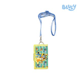Totsafe Bluey and Bingo Tri-Fold Lanyard Wallet
