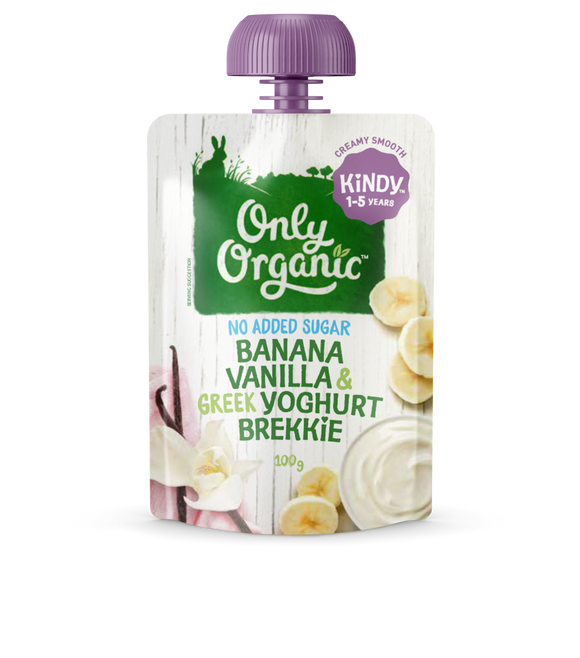 Only Organic Banana Vanilla & Greek Yoghurt Brekkie 12mos+