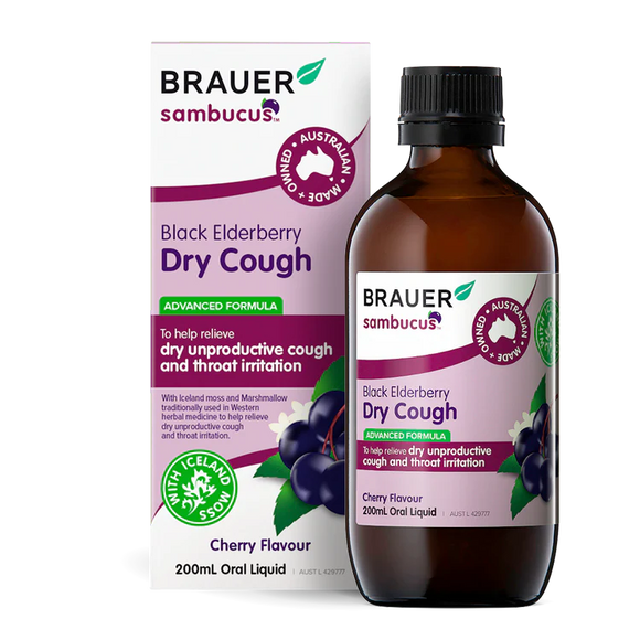 Brauer Sambucus Black Elderberry Dry Cough