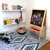 Play With Pieces - Blue Moroccan/Stripes