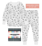 Snooze Avenue Coloring Pajamas