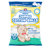 Kleenfant Premium Jumbo Cotton Balls 100's
