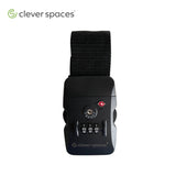 Clever Spaces 3-Dial Combo Lock Luggage Strap