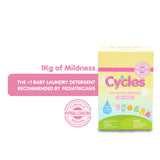 Cycles Mild Baby Laundry Powder Detergent 1kg