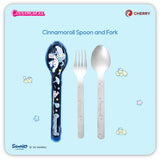 Sanrio Charcaters & CHERRY Stainless Spoon and Fork Set