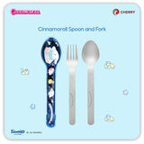 Sanrio Charcaters & CHERRY Stainless Spoon and Fork Set