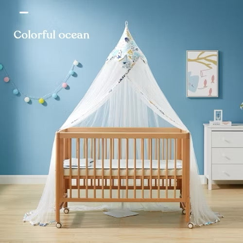 KUB Breathable Crib Mosquito Net Canopy (Teepee)