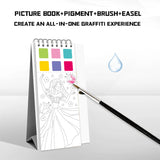 Watercolor Coloring Book Bookmark