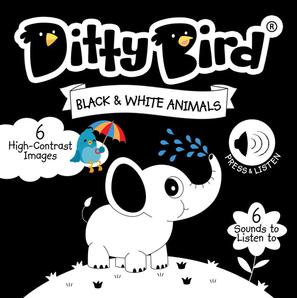 Ditty Bird: Black & White Animals