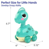The Kiddie Concept Dinosaur Crawling Musical and Interactive Baby Toy