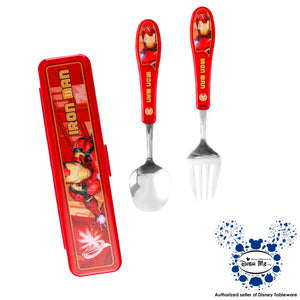 Marvel Kids Stainless Spoon & Fork Set by Dish Me PH