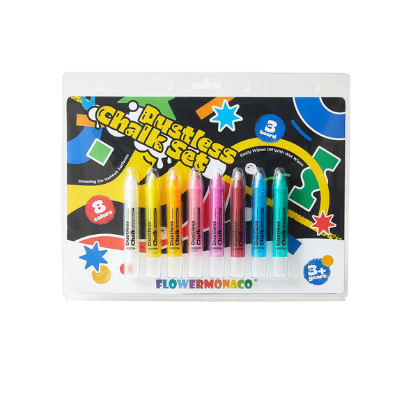 Flower Monaco Dustless Chalk Set