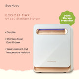 EcoNuvo UV LED Sterilizer & Dryer ECO214 MAX