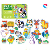 The Kiddie Concept Educational Puzzle Magnets