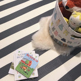 Play With Pieces - Grey Geo/Stripes Playmat