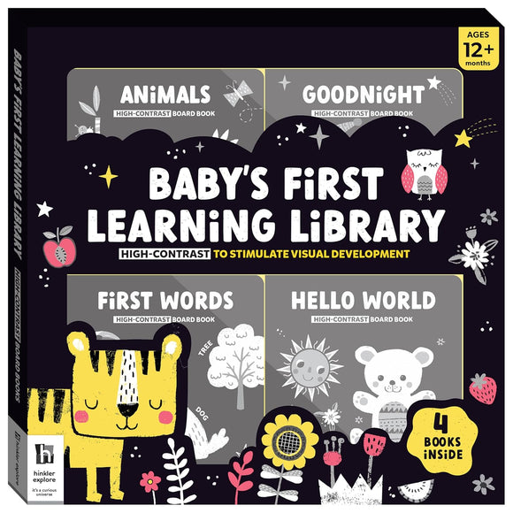 Hinkler Explore High Contrast Baby's First Learning Library