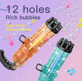 Little Fat Hugs Gatling Bubble Gun (12-holes)