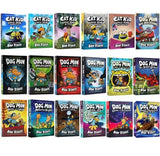 Dog Man + Cat Kid Comic Club (18-Book Collection)
