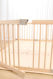 Olive and Cloud Wooden Playpen