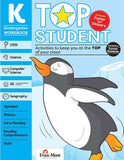 Evan-Moor Top Student Workbooks (Pre-K and K)