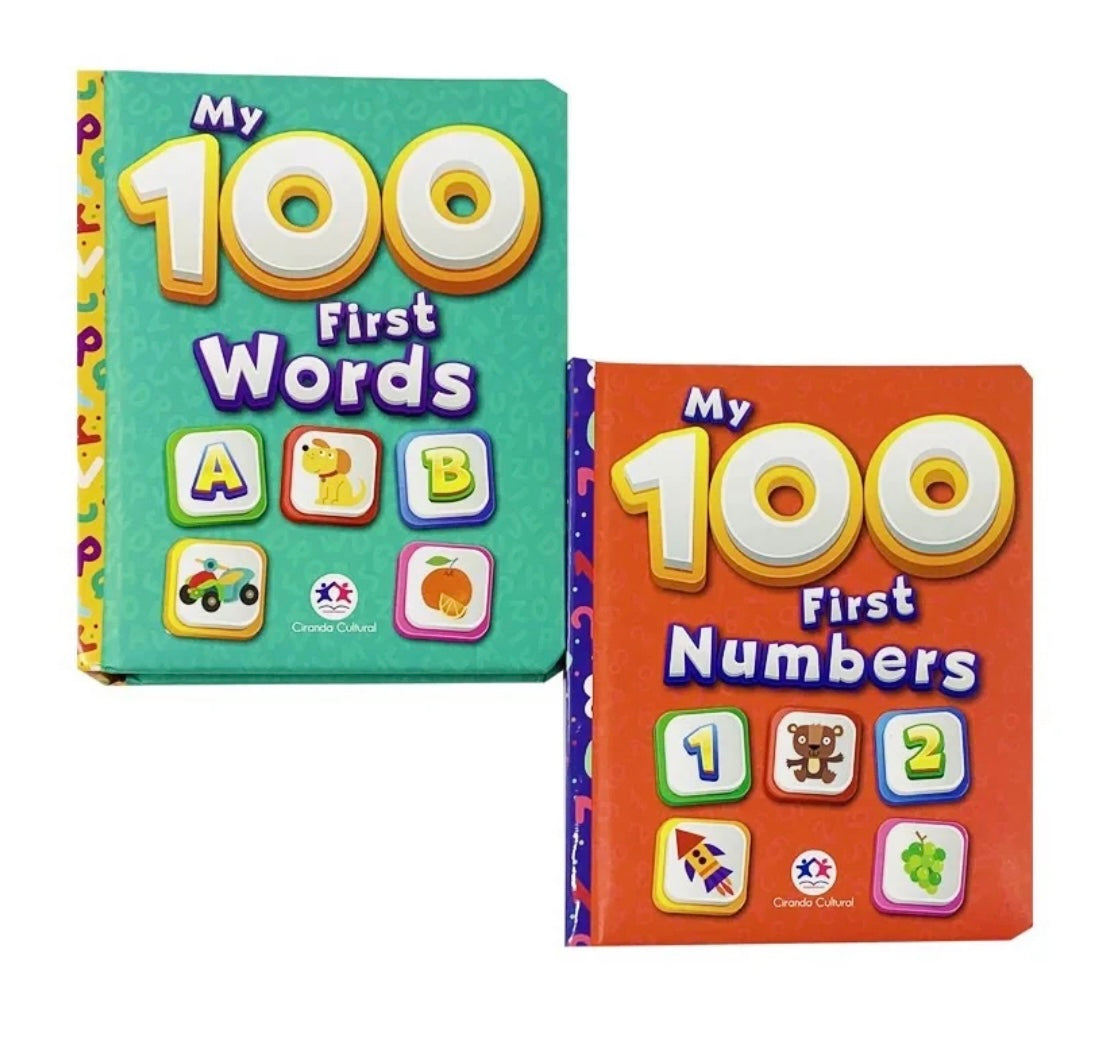 My 100 First Words & Numbers Board Set (2 Books) – Baby Hub Philippines