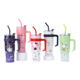 Sanrio Giant Tumbler with Metal Straw