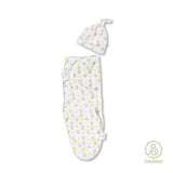 Swaddies Infant Velcro Swaddle Wrap with Knotted Hat