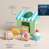 Itzy Ritzy Play Spill and Fill Activity Toy - Bakery