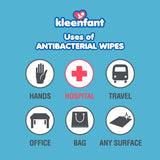 Kleenfant Anti-Bacterial Cleansing Wipes (95 Sheets)