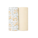 Lulujo Cotton Muslin Swaddles (Set of 2)