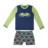 MarcKids Toddler Long Sleeve Rash Guard Set UPF 50+