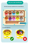 The Kiddie Concept Magnetic Color and Number Ball Maze
