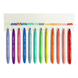 Ooly Switch-Eroo Sparkle Glittery Color Changing Markers (Set of 12)