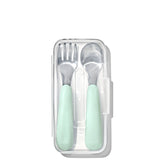 OXO Tot On-The-Go Fork And Spoon Set With Carrying Case