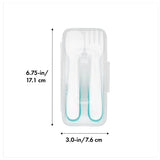 OXO Tot On-The-Go Plastic Fork And Spoon Set With Carrying Case