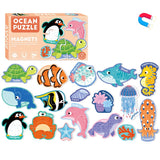 The Kiddie Concept Educational Puzzle Magnets