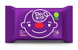 Tiny Nose Saline Wet Wipes (Grape)