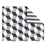 Play With Pieces - Grey Geo/Stripes Playmat